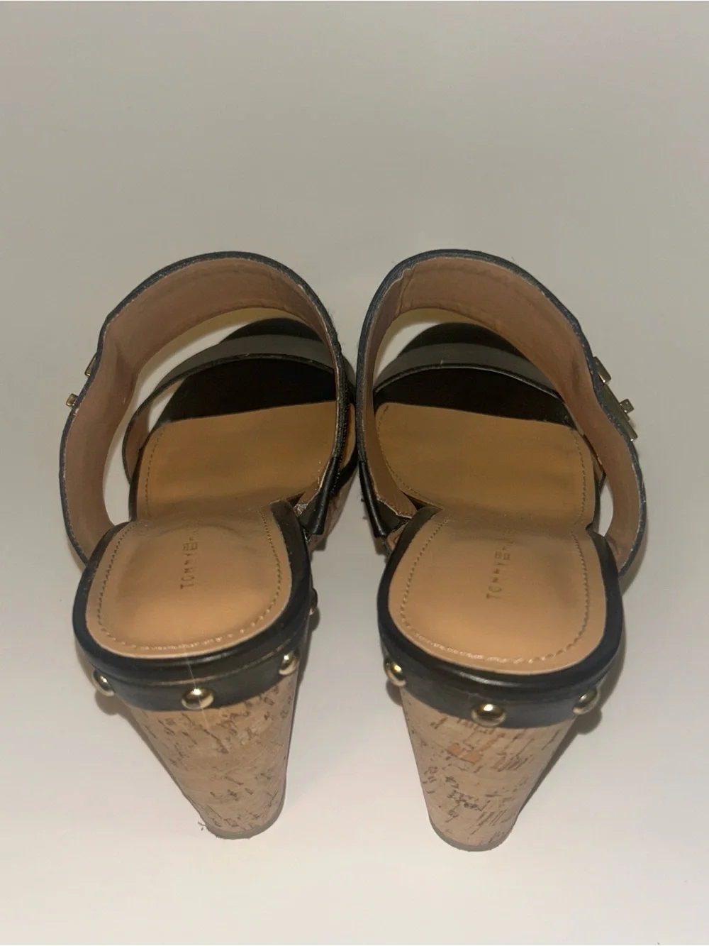 Tommy Hilfiger Black Madasen Wedge -Size 9M